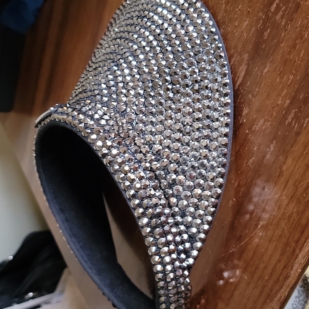 Visor Hat Crystal Embellished Visor Hat View 4
